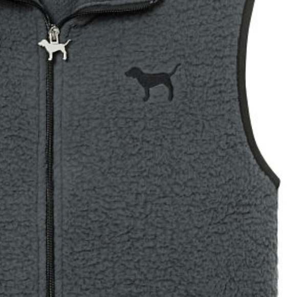 PINK Sherpa Fleece Vest New in Original Packaging - Picture 3 of 7